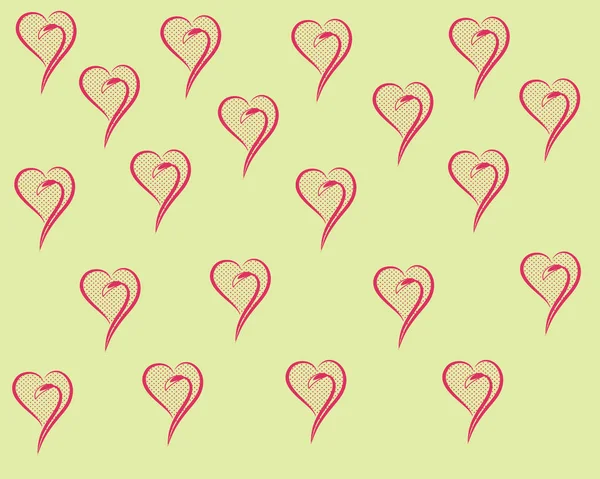 Hearts Pattern Background Hearts Illustration Background — Stock Photo, Image