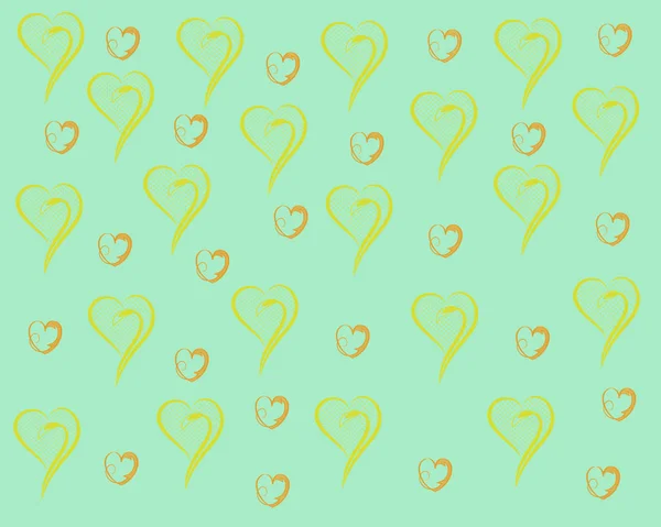 Hearts pattern background. Hearts illustration background.