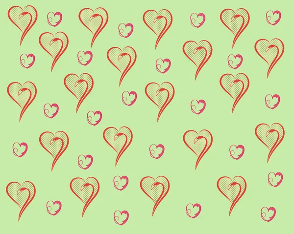 Hearts Pattern Background Hearts Illustration Background — Stock Photo, Image