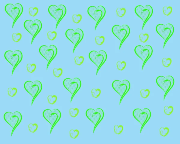 Hearts pattern background. Hearts illustration background.