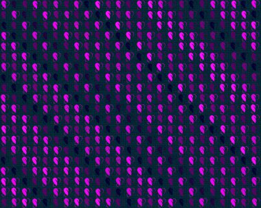 Modern illüstrasyon kalp. Kupa desen illüstrasyon arka plan. 