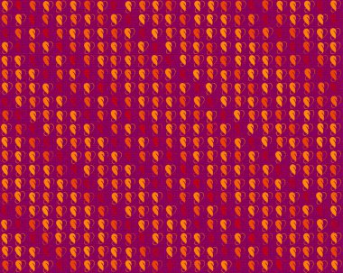 Modern illüstrasyon kalp. Kupa desen illüstrasyon arka plan. 