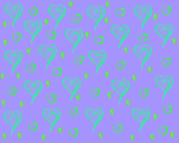 Hearts pattern background. Hearts illustration background.