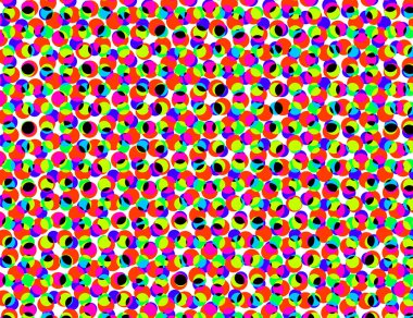 Renkli Daireler tasarım. Retro daireler arka plan. Vintage daireler desen.