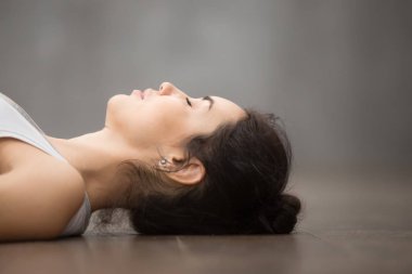 Beautiful Yoga: Savasana Pose clipart