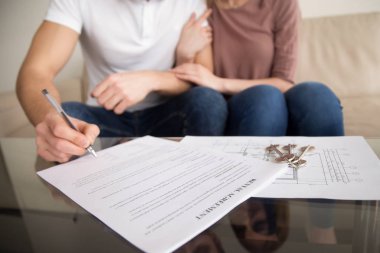 Çift kira sözleşmesi, kiralama ve kira, ke getting imzalama