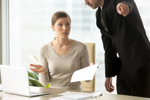 Millennial woman shocked because of loosing job