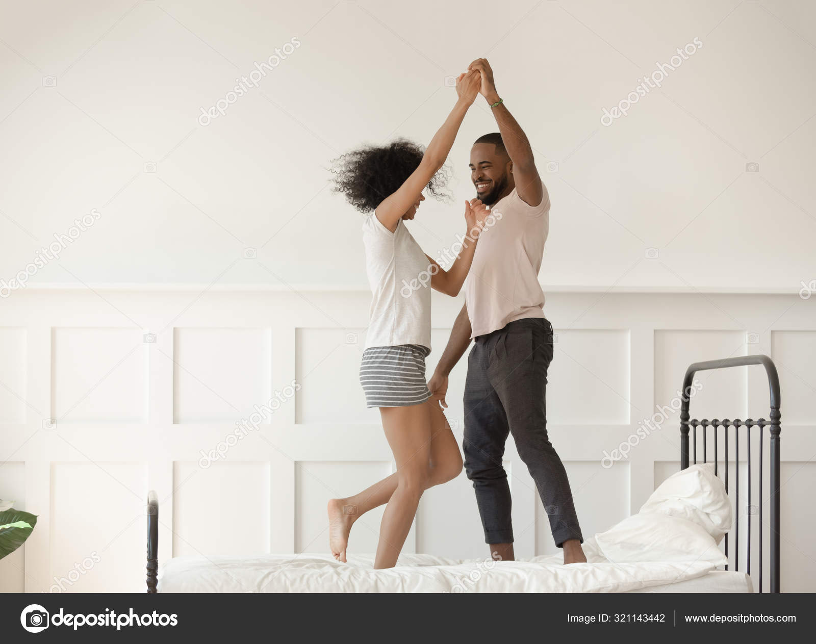 Dansen op bed