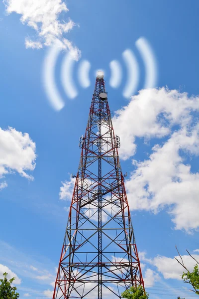 Antena de comunicação torre — Fotografia de Stock