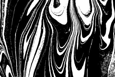 Elle çizilmiş Ebru tekniği