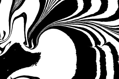 Elle çizilmiş çizim tekniği Ebru