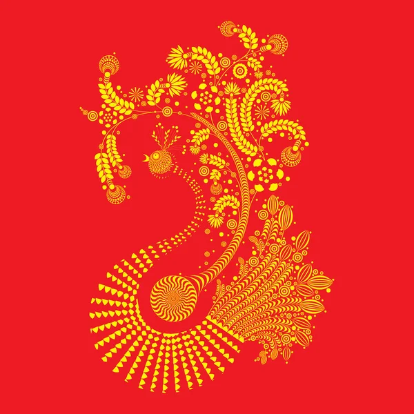 Son derece dekoratif horoz sembolü