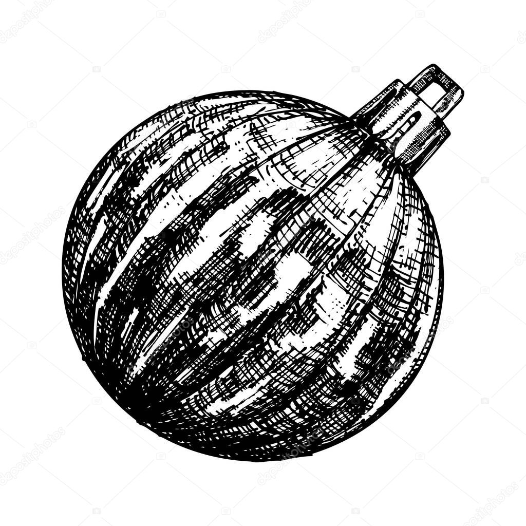 Christmas Bauble Sketch Stock Photo By ©goldenshrimp 129999900