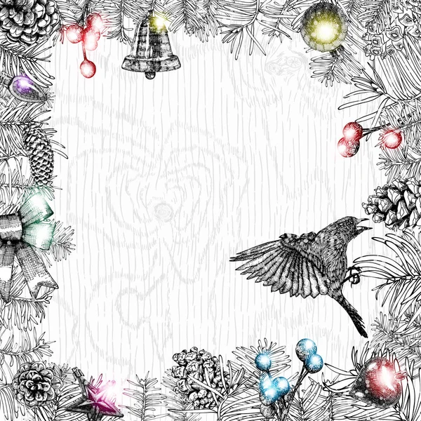 Plantilla de diseño de Navidad — Archivo Imágenes Vectoriales