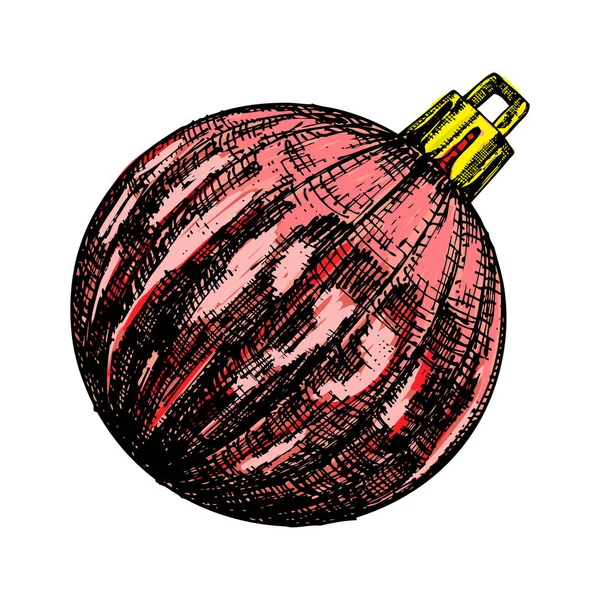 Boule de Noël en or — Photo