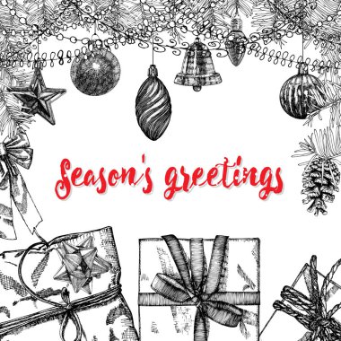 Kış tatil tebrik kartı