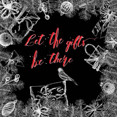 Kış tatil tebrik kartı