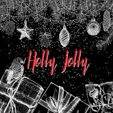 Kış tatil tebrik kartı