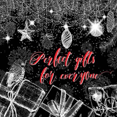 Noel tebrik kartı şablonu