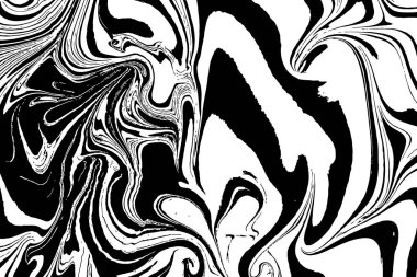 Suminagashi sanat desen