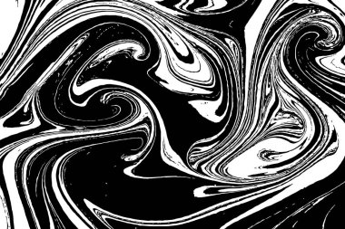 Ebru mermer dalgalı desen