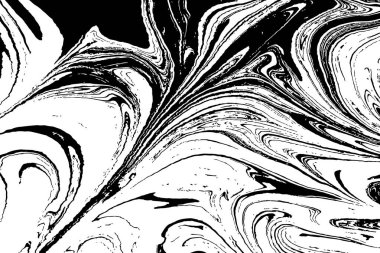 Ebru mermer dalgalı desen