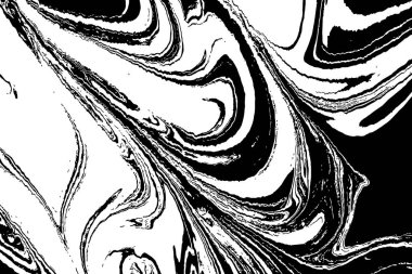 Ebru mermer dalgalı desen