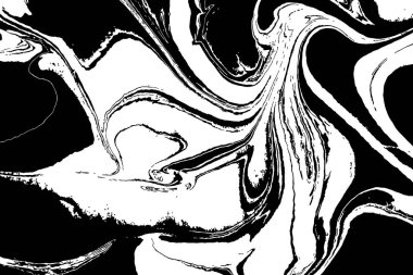 Ebru mermer dalgalı desen