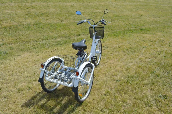 Electric trike in the park — Stock Photo, Image