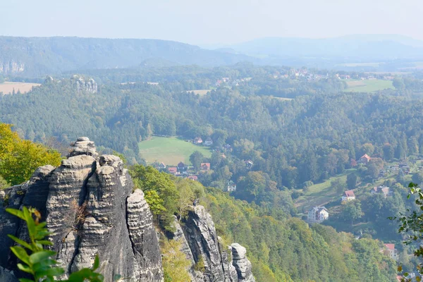 Elbe Sandstone Mountains view — Stock Photo, Image