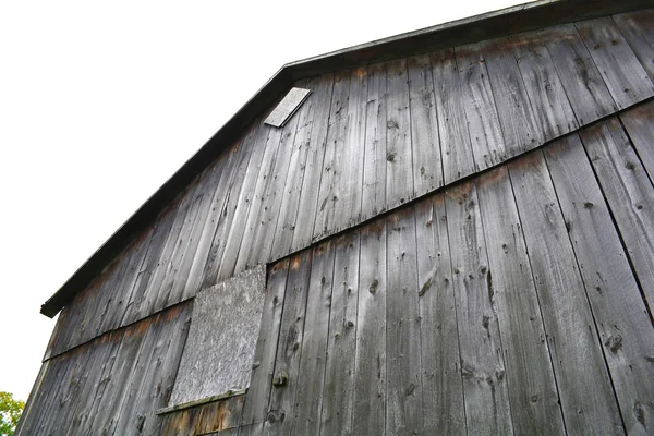 Alte graue, rustikale Scheune — Stockfoto