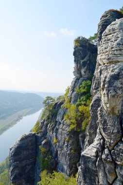 Elbe kumtaşı Dağları görünümü