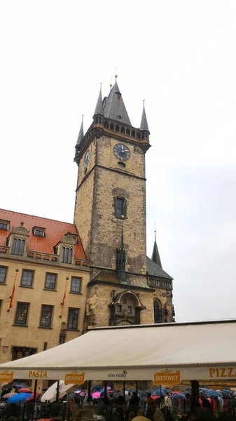 Horloge astronomique médiévale historique à Orloj — Photo