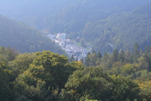 エルベ砂岩山地ビュー — ストック写真