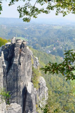 Elbe kumtaşı Dağları görünümü