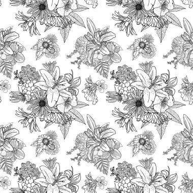 Kusursuz çiçek deseni