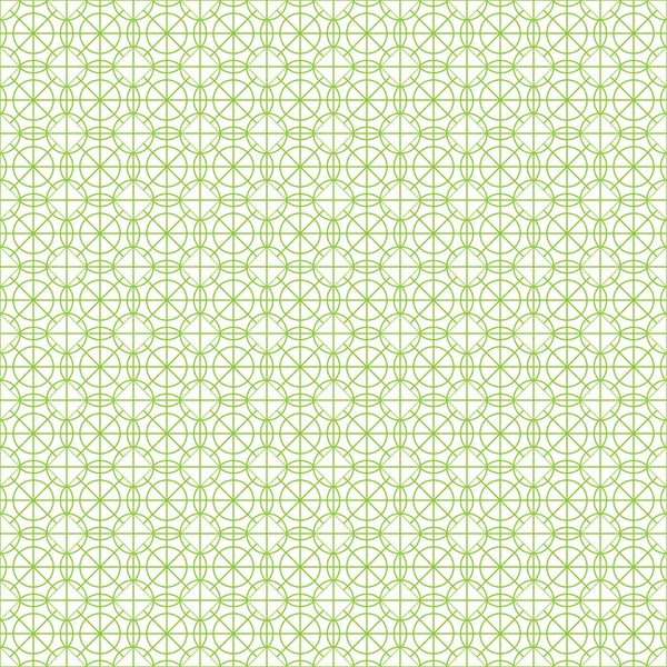 Seamless cross pattern in green — Stock Vector