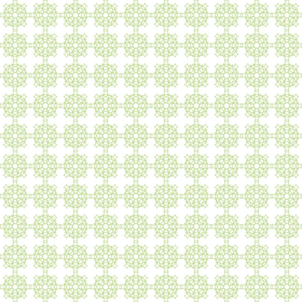 Seamless cross pattern in green — Stock Vector