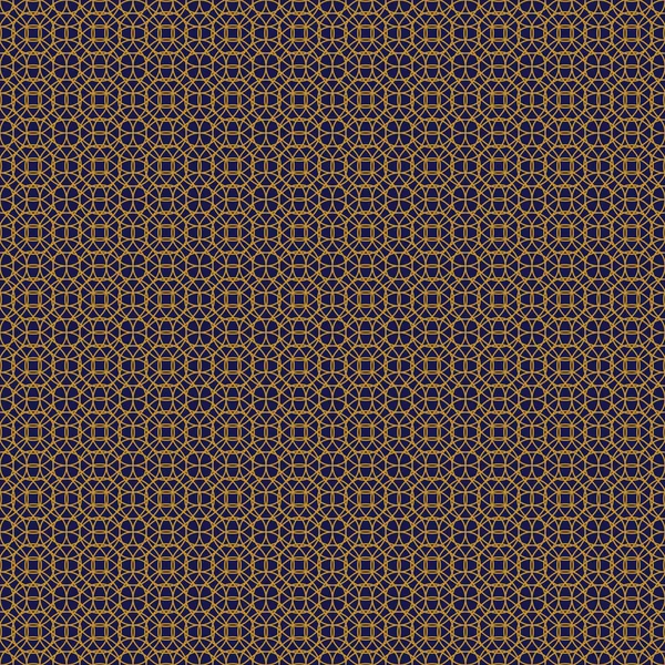 Abstract seamless geometric pattern with gold — Stock Vector