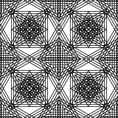 Siyah ve beyaz geometrik doku