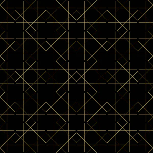 Schéma géométrique abstrait avec lignes et carrés — Image vectorielle