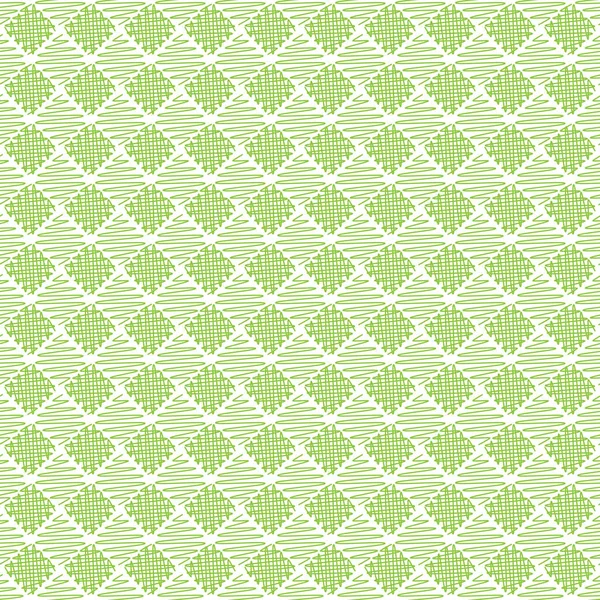 Motif croix sans couture de couleur verte — Image vectorielle