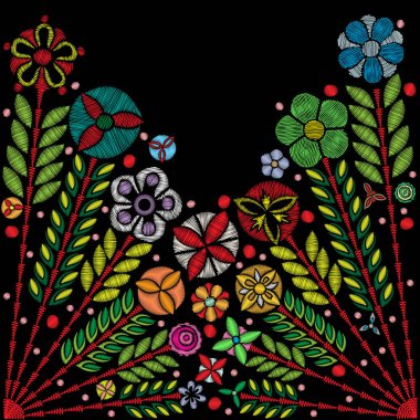 nakışı çiçek desenli 