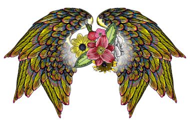 Melek kanatlı çiçekler