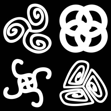 Mandala yuvarlak kutsal geometri