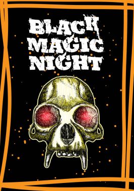 Cadılar Bayramı tatil kartı  