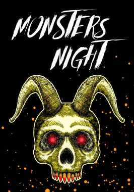 Cadılar Bayramı tatil kartı  