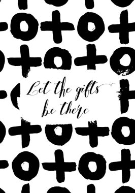 Siyah ve beyaz renkli modern yaratıcı Noel kartları. 