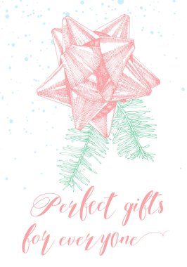 Yay ile Noel ve mutlu yeni yıl arka plan. 