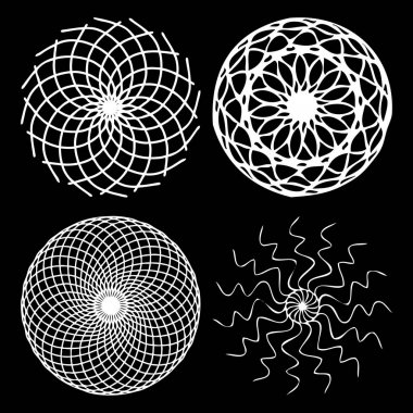 Kutsal geometri işaretleri seti. 